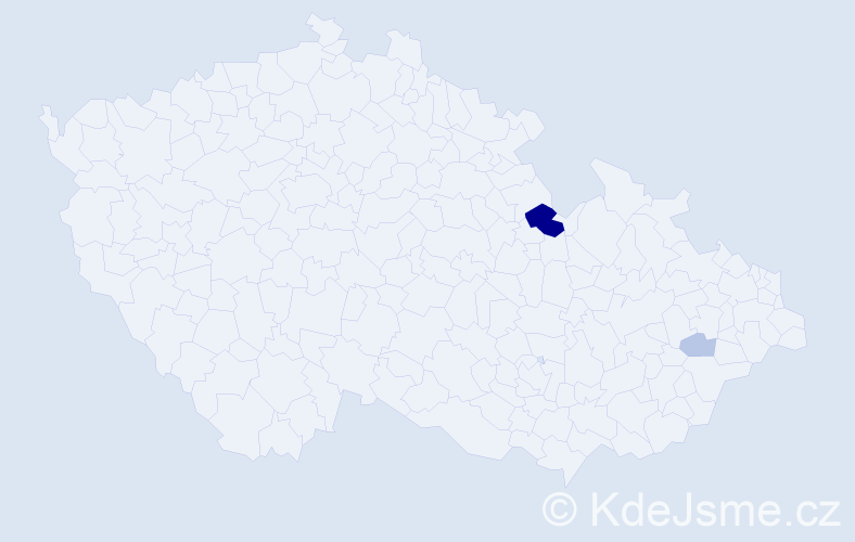 Příjmení: 'Kerschbaum', počet výskytů 7 v celé ČR