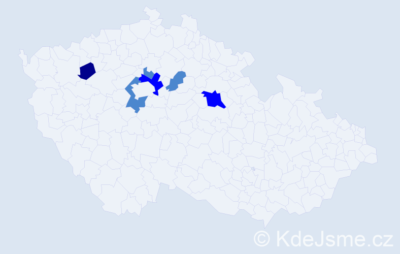 Příjmení: 'Elbogen', počet výskytů 10 v celé ČR