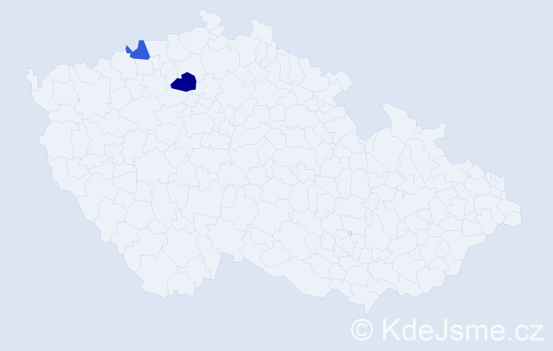Příjmení: 'Kušniarová', počet výskytů 7 v celé ČR