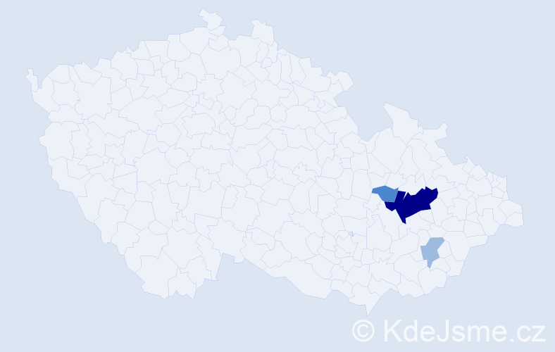 Příjmení: 'Neischl', počet výskytů 7 v celé ČR