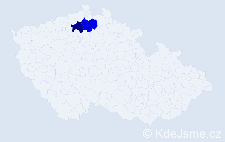 Příjmení: 'Gankhuu', počet výskytů 2 v celé ČR