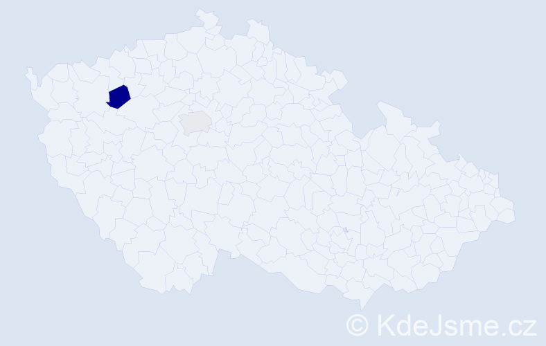 Příjmení: 'Tarčinec', počet výskytů 7 v celé ČR