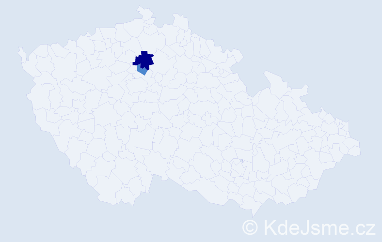Příjmení: 'Masejtková', počet výskytů 4 v celé ČR