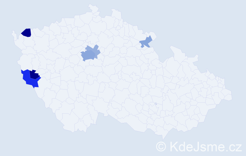 Příjmení: 'Bautzová', počet výskytů 16 v celé ČR