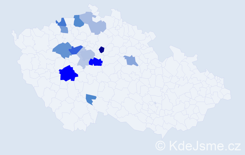 Příjmení: 'Oberländer', počet výskytů 40 v celé ČR