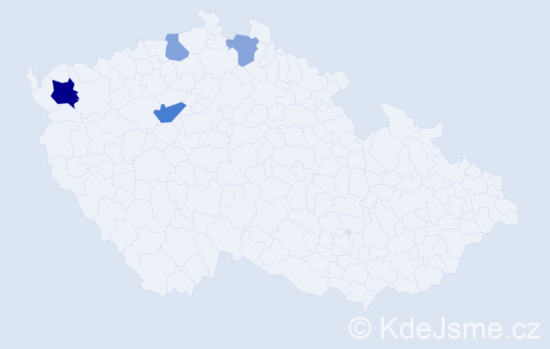 Příjmení: 'Sido', počet výskytů 7 v celé ČR