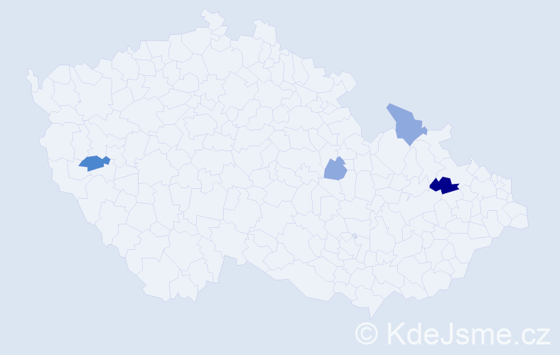 Příjmení: 'Dobocký', počet výskytů 9 v celé ČR