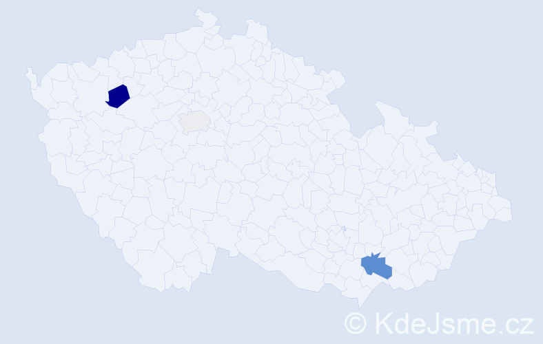 Příjmení: 'Drozdyová', počet výskytů 6 v celé ČR