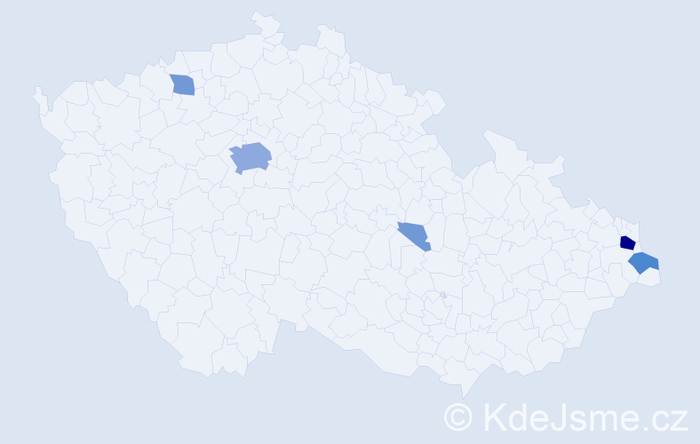 Příjmení: 'Mironidis', počet výskytů 14 v celé ČR