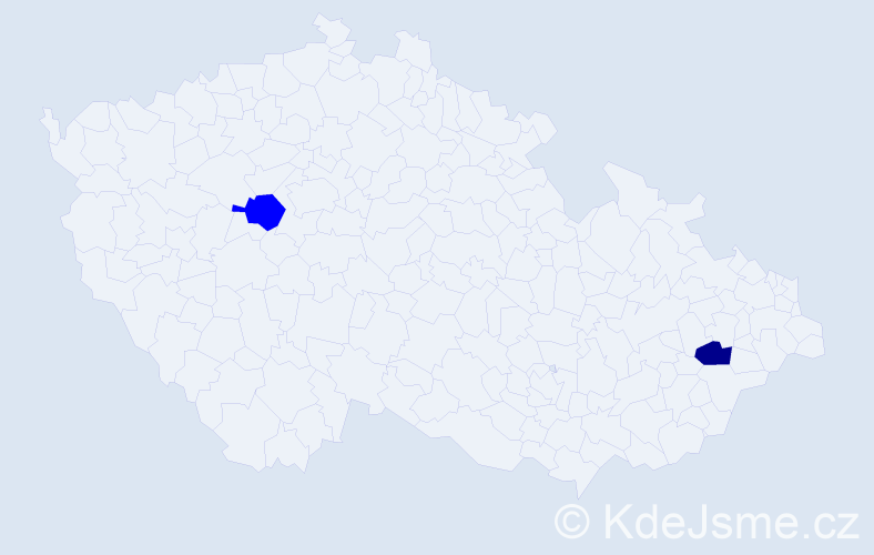 Příjmení: 'Geurts', počet výskytů 3 v celé ČR