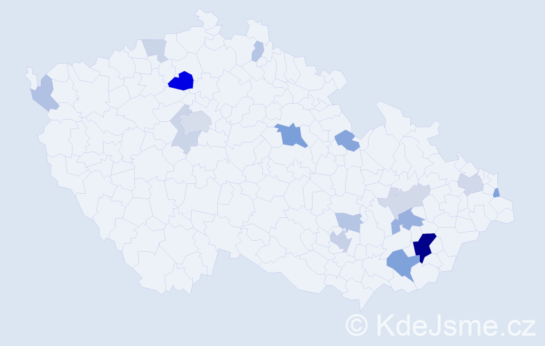 Příjmení: 'Gonzalez', počet výskytů 43 v celé ČR