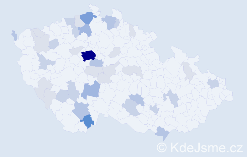 Příjmení: 'Lenz', počet výskytů 104 v celé ČR