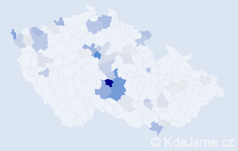 Příjmení: 'Duchanová', počet výskytů 107 v celé ČR