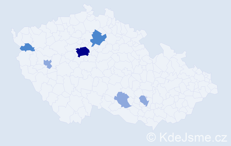 Příjmení: 'Korzh', počet výskytů 16 v celé ČR
