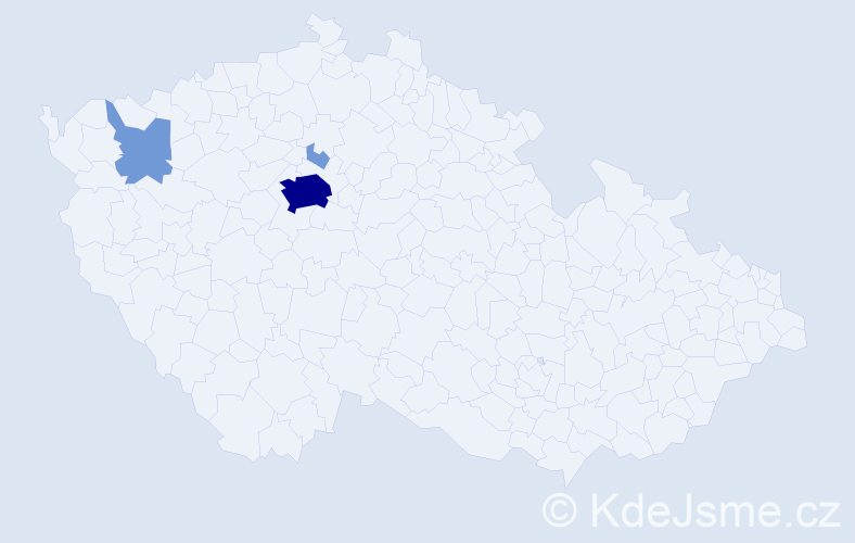 Příjmení: 'Chramcová', počet výskytů 10 v celé ČR