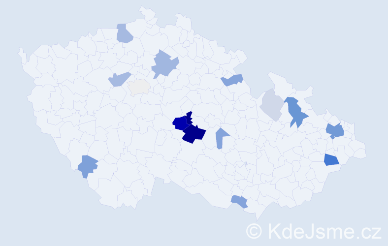 Příjmení: 'Neuvirthová', počet výskytů 51 v celé ČR