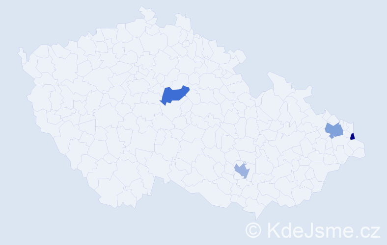 Příjmení: 'Banasinská', počet výskytů 12 v celé ČR