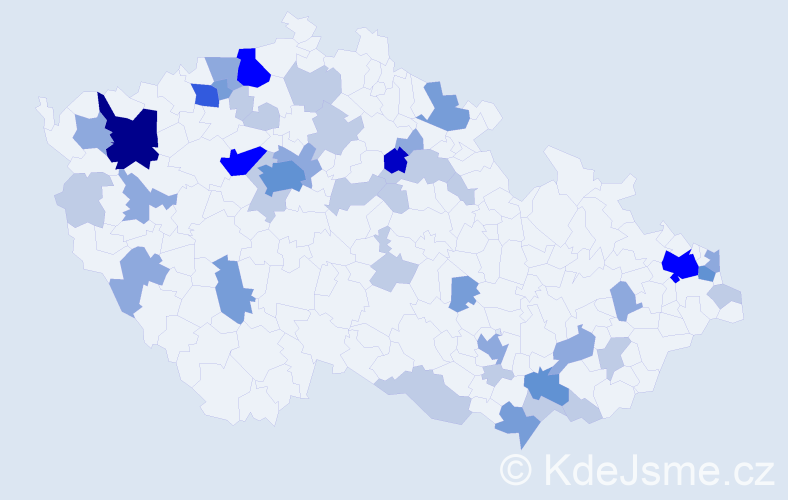 Příjmení: 'Škultétyová', počet výskytů 113 v celé ČR