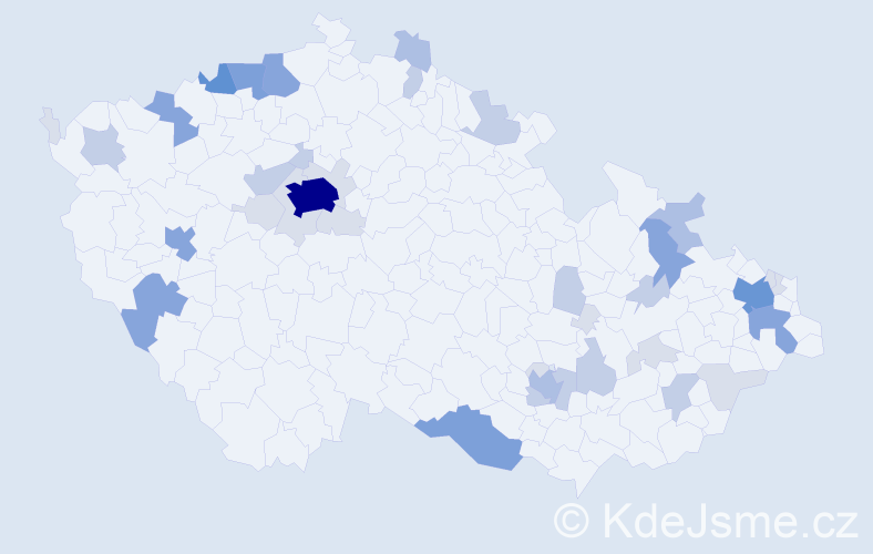 Příjmení: 'Brettschneider', počet výskytů 121 v celé ČR