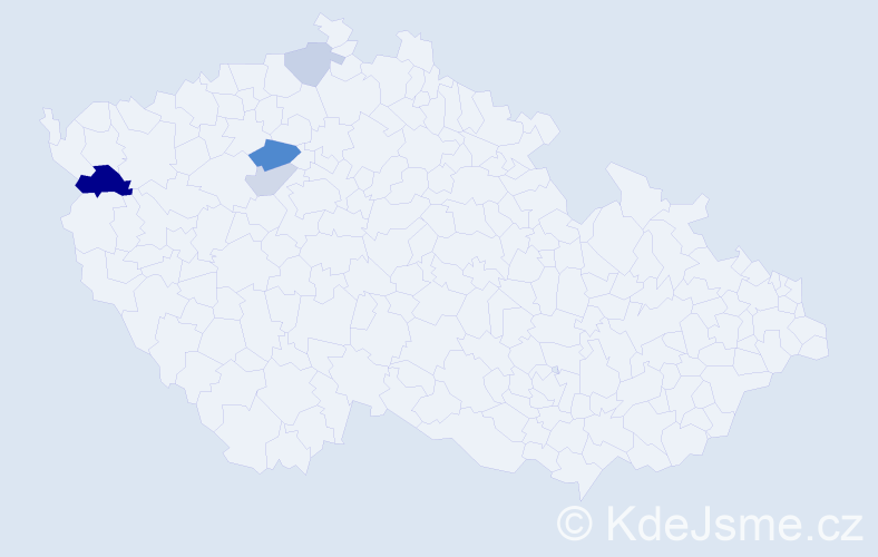 Příjmení: 'Papajiková', počet výskytů 9 v celé ČR