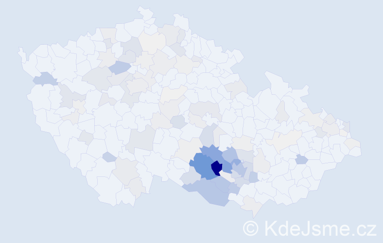 Příjmení: 'Hort', počet výskytů 517 v celé ČR