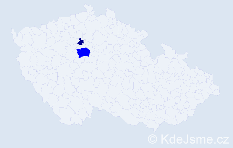 Příjmení: 'Sekhri', počet výskytů 3 v celé ČR
