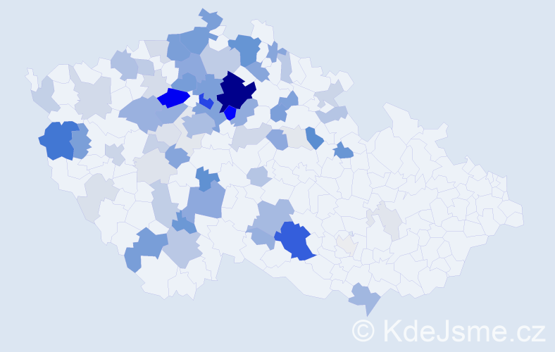 Příjmení: 'Mansfeld', počet výskytů 292 v celé ČR