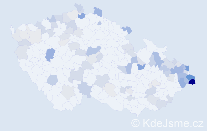 Příjmení: 'Michalková', počet výskytů 228 v celé ČR