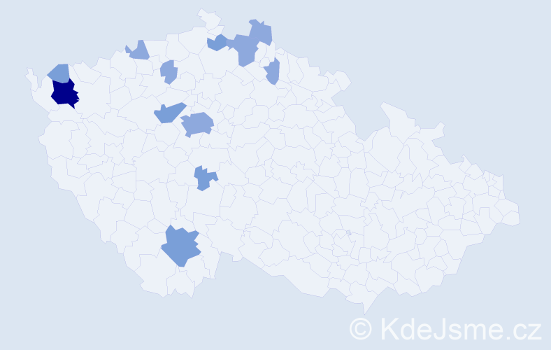 Příjmení: 'Runge', počet výskytů 23 v celé ČR