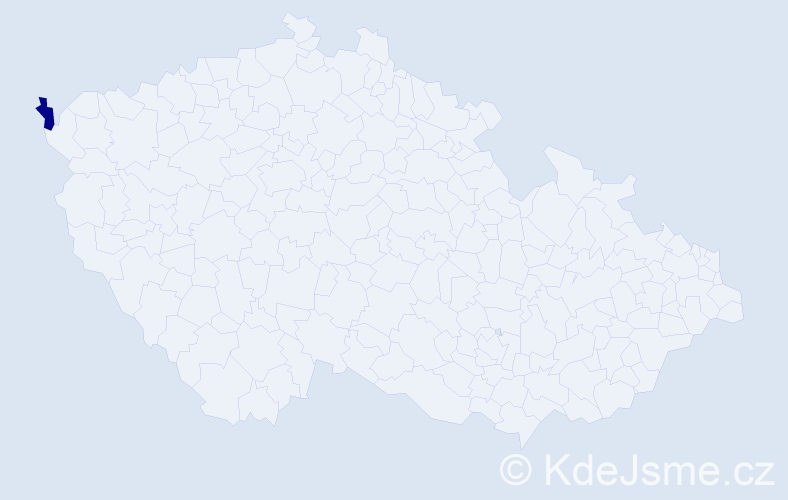 Příjmení: 'Kozeluh', počet výskytů 1 v celé ČR