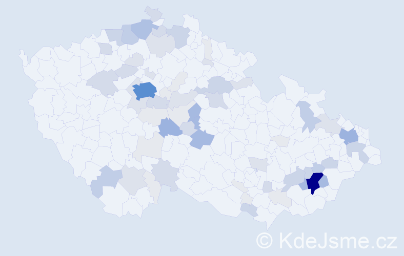 Příjmení: 'Marušák', počet výskytů 246 v celé ČR