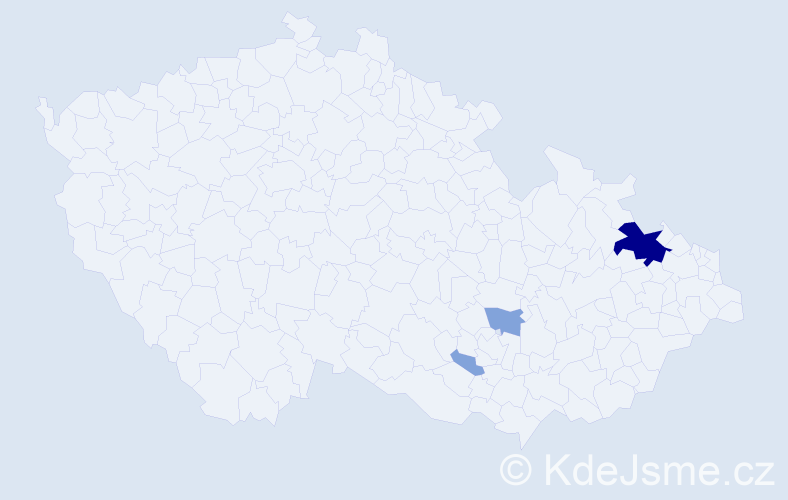 Příjmení: 'Zaliborová', počet výskytů 12 v celé ČR