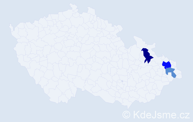 Příjmení: 'Kukielková', počet výskytů 12 v celé ČR