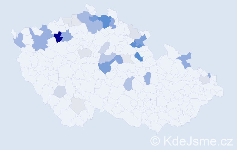 Příjmení: 'Šrajbrová', počet výskytů 109 v celé ČR