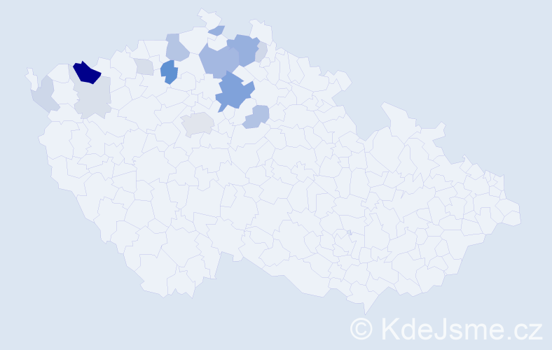 Příjmení: 'Domalípová', počet výskytů 40 v celé ČR