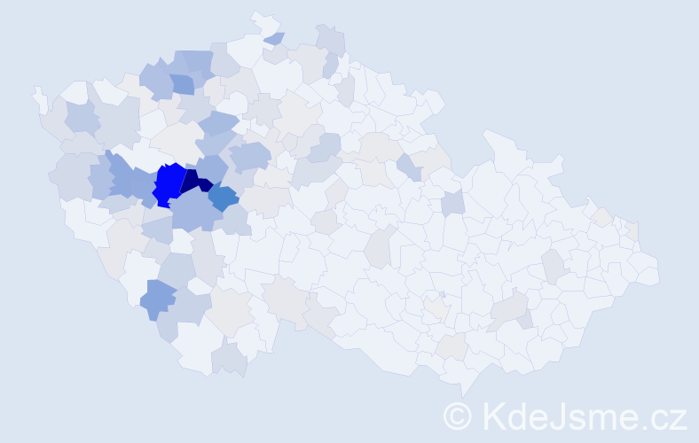 Příjmení: 'Hrabák', počet výskytů 684 v celé ČR