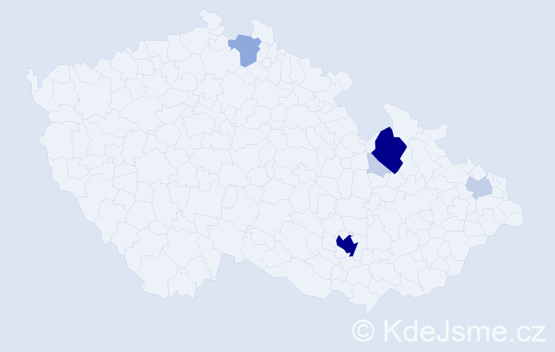 Příjmení: 'Drásalová', počet výskytů 26 v celé ČR
