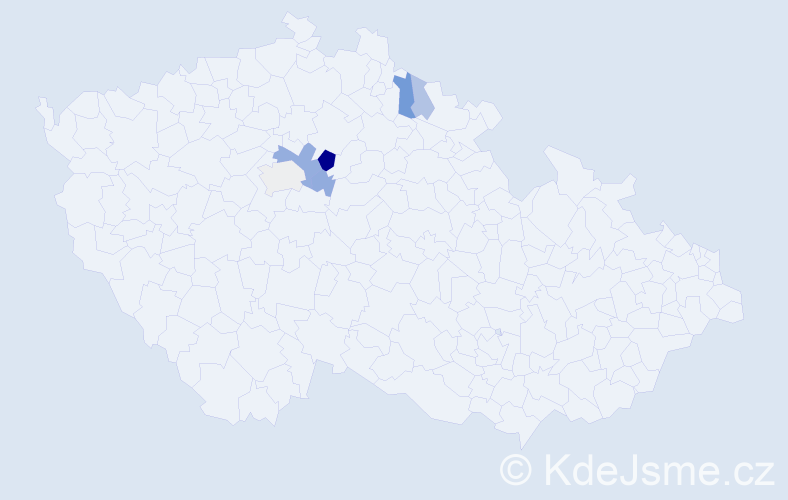Příjmení: 'Neuhäuselová', počet výskytů 15 v celé ČR