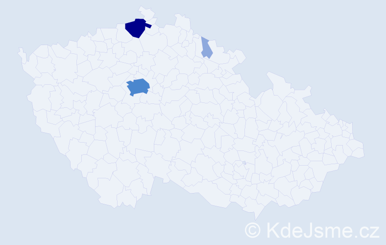 Příjmení: 'Leginová', počet výskytů 8 v celé ČR