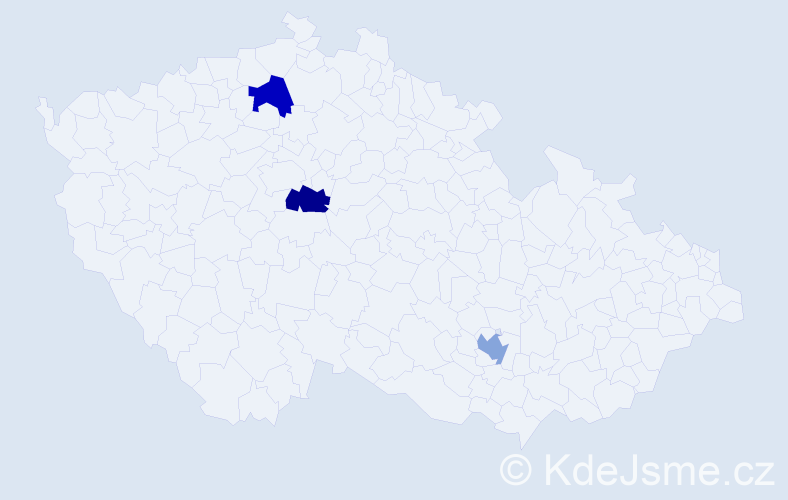 Příjmení: 'Senkovskyy', počet výskytů 3 v celé ČR