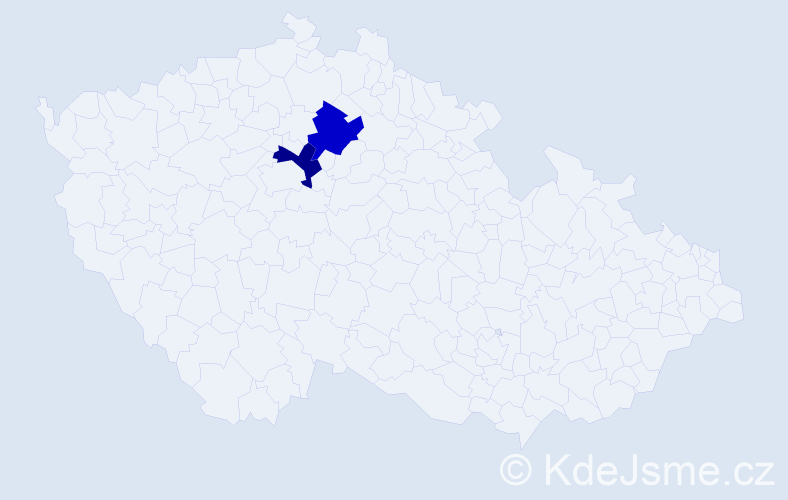 Příjmení: 'Kulčer', počet výskytů 2 v celé ČR