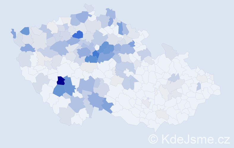 Příjmení: 'Hrouda', počet výskytů 577 v celé ČR