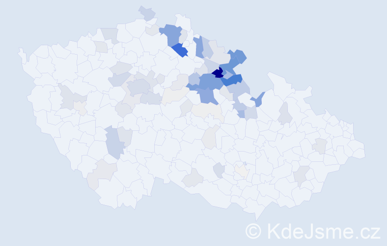 Příjmení: 'Cejnar', počet výskytů 378 v celé ČR