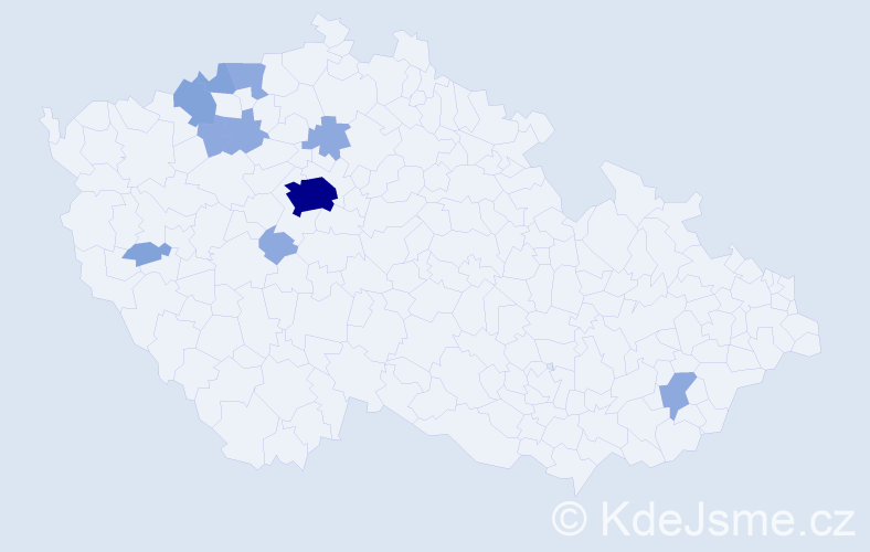 Příjmení: 'Gröschlová', počet výskytů 20 v celé ČR