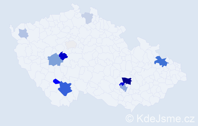 Příjmení: 'Reichenauerová', počet výskytů 33 v celé ČR