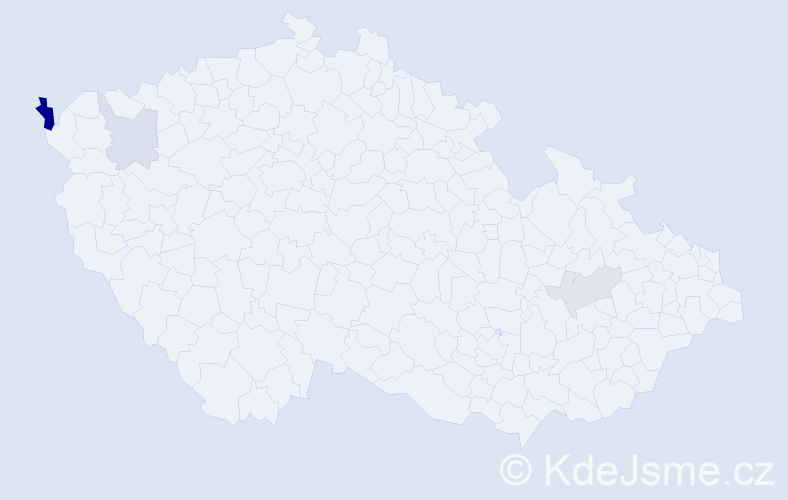 Příjmení: 'Utikalová', počet výskytů 7 v celé ČR