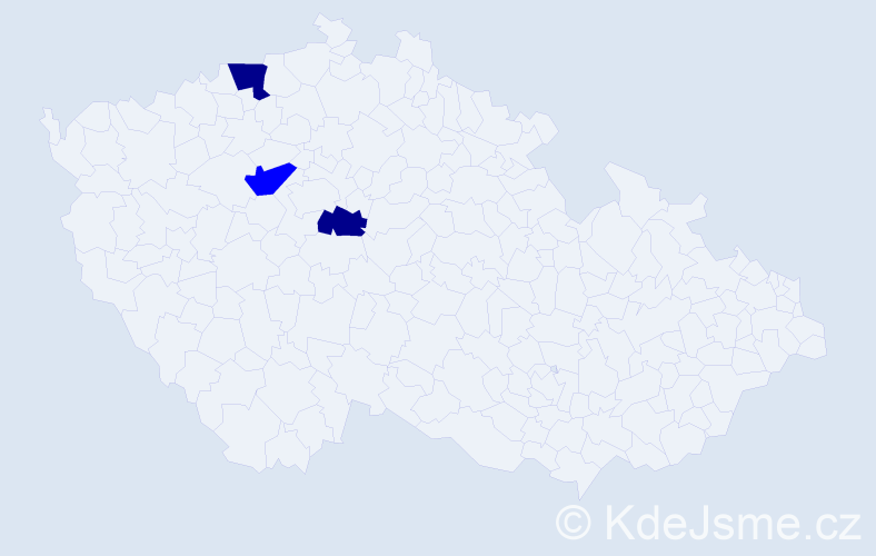 Příjmení: 'Ljubčenko', počet výskytů 5 v celé ČR
