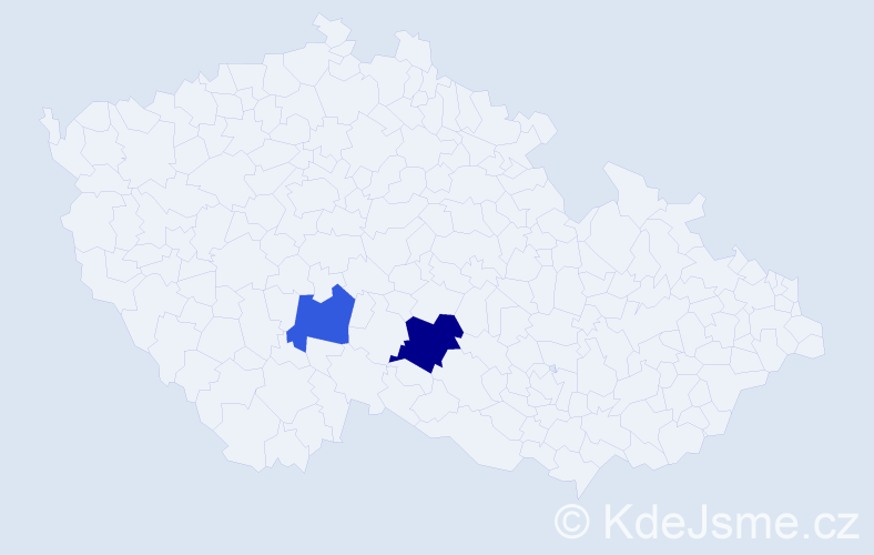 Příjmení: 'Irsa', počet výskytů 8 v celé ČR