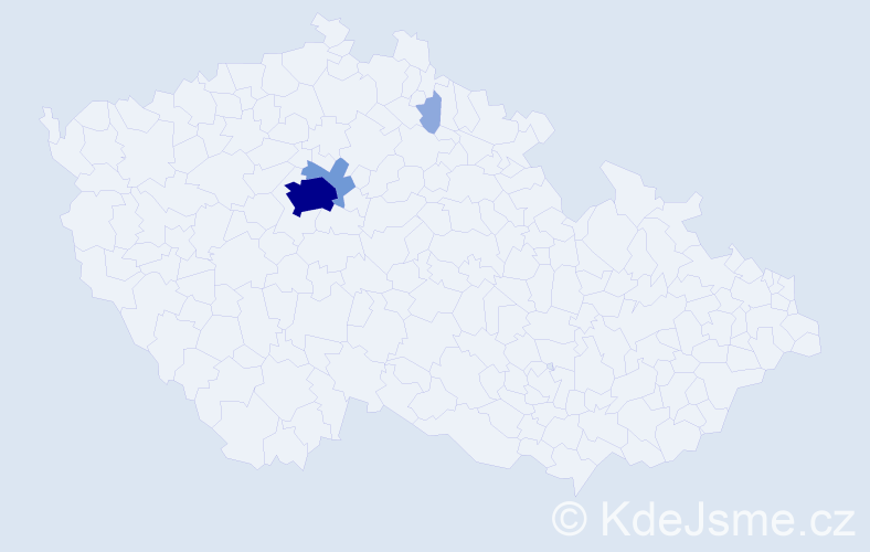 Příjmení: 'Maizner', počet výskytů 9 v celé ČR