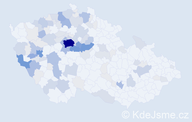 Příjmení: 'Kaše', počet výskytů 393 v celé ČR